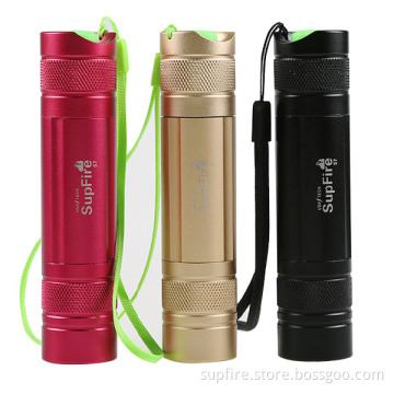 3W Rechargeable LED Flashlight with 18650 or AAA Battery
